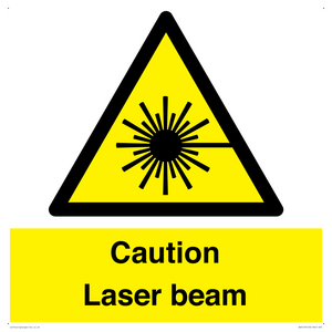 Caution Laser beam
